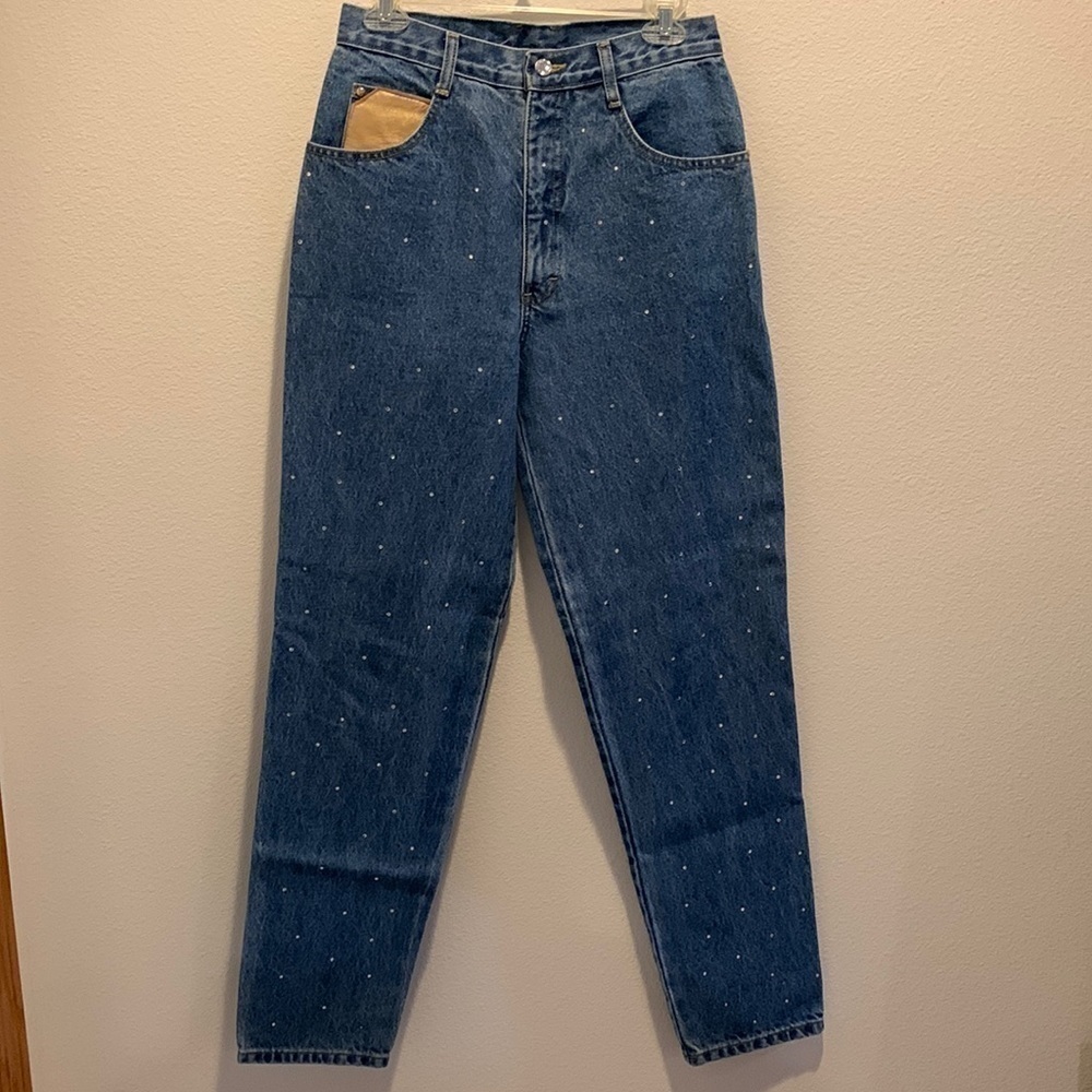 Mom Jeans High Rise 100% Made in USA Jeans from St Maarten Dallas. Vintage 12.  